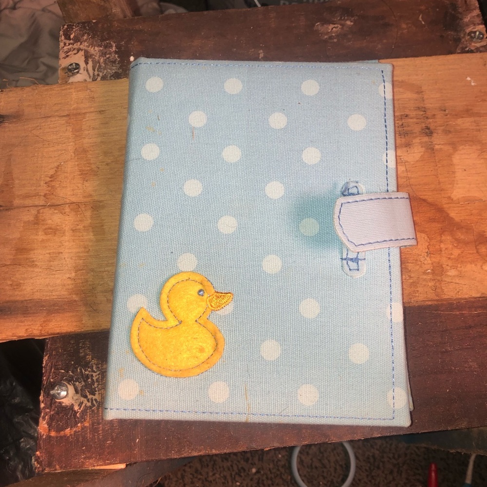 Blue photo album